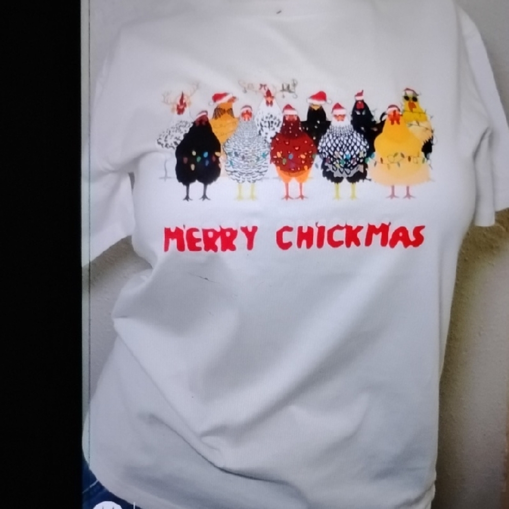 Merry Chickmas Graphic T-Shirt